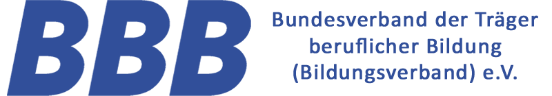 BBB logo for German Federal Advocacy Association in bold blue letters.